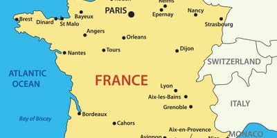 خريطة فرنسا للأطفال