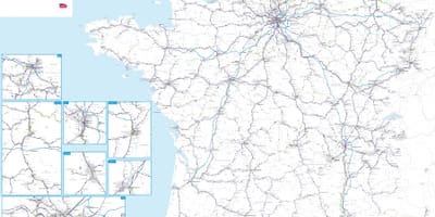 خريطة فرنسا sncf