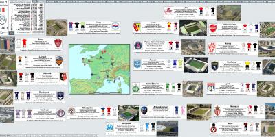 خريطة فرنسا الملعب